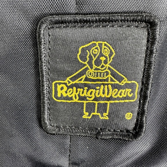 RefrigiWear Jacket Mens 3XL Black Quilted Insulated Faux Fur Workwear 0322R - Picture 5 of 11